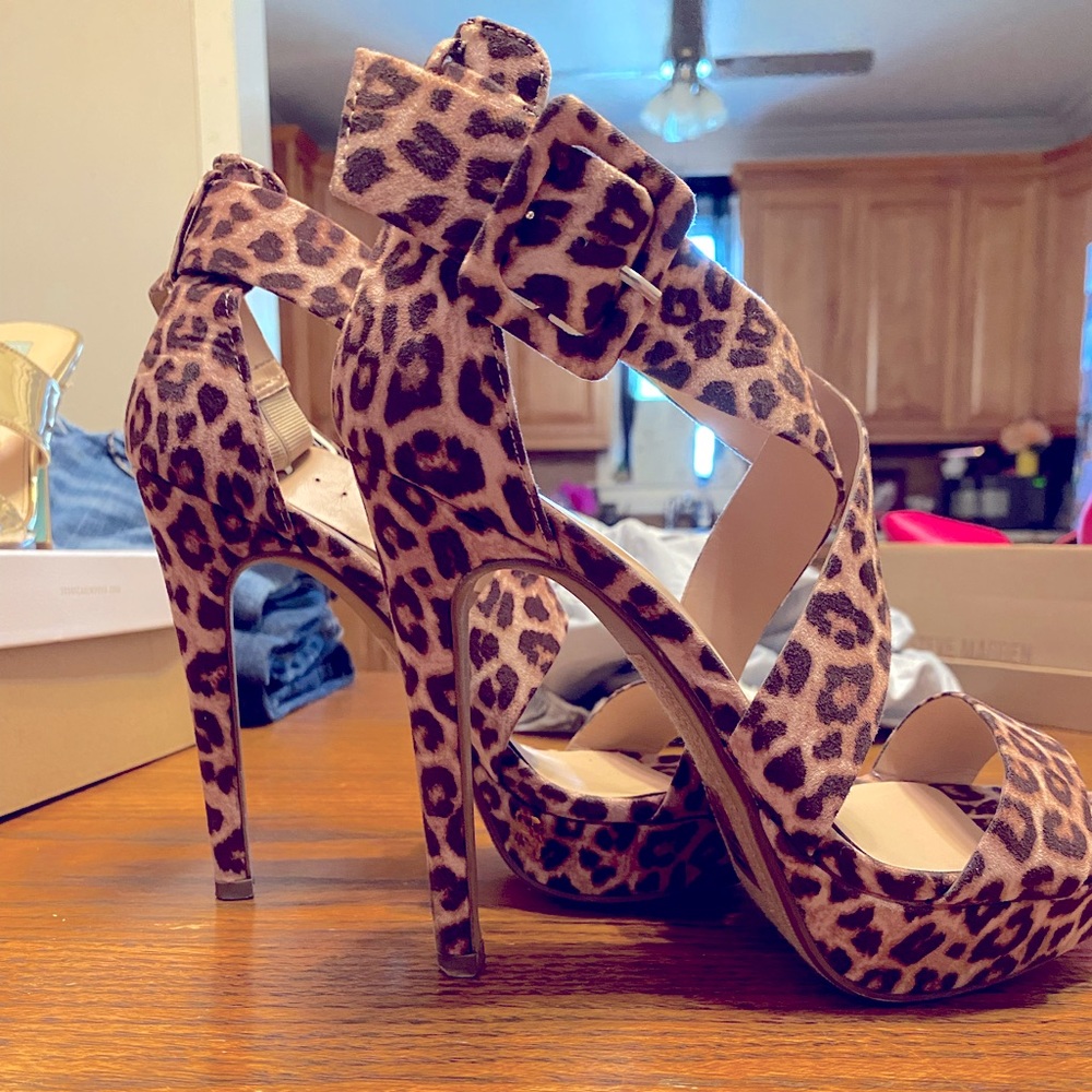 Leopard heels